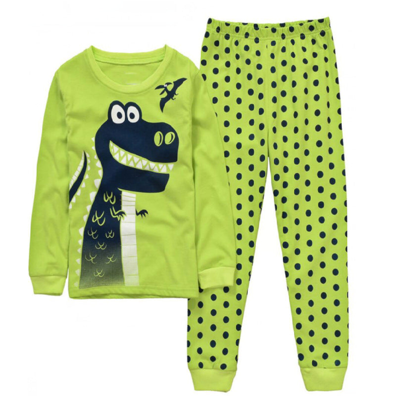 Children's Baby Boy Cartoon Home Service Suit